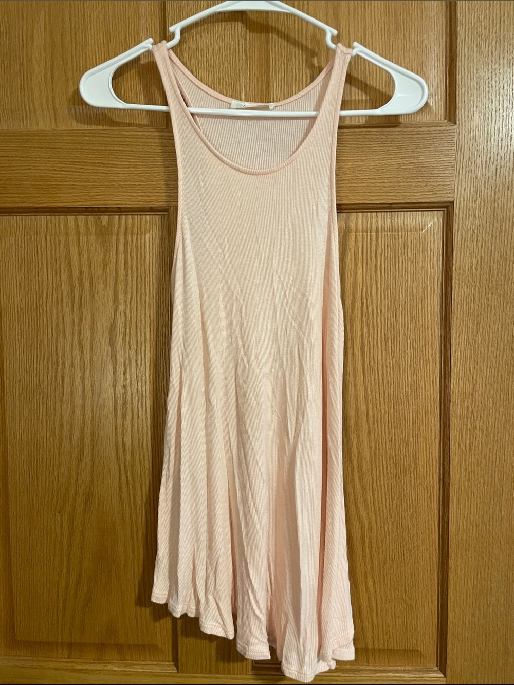 love, Fire Lightweight Blush Pink Swing Tank Top